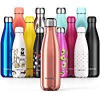 Los mejores  - Proworks Botella de Agua Deportiva de Acero Inoxidable | Cantimplora Termo con Doble Aislamiento para 12 Horas de Bebida…
